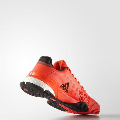 Adidas Mens Limited Edition Barricade Boost 2015 Tennis Shoes - Solar Red - main image