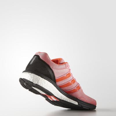 Adidas Womens Adizero Boston Boost 5 Running Shoes - Super Pop/Solar Red - main image