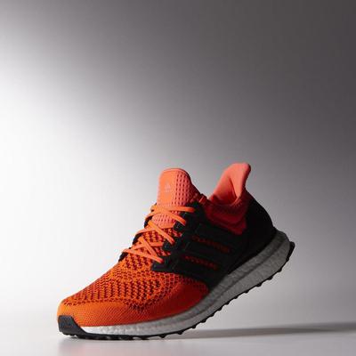 Adidas Mens Ultra Boost Running Shoes - Solar Red - main image