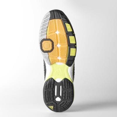 Adidas Mens Energy Boost Volley Indoor Shoes - Dark Grey/Solar Yellow - main image