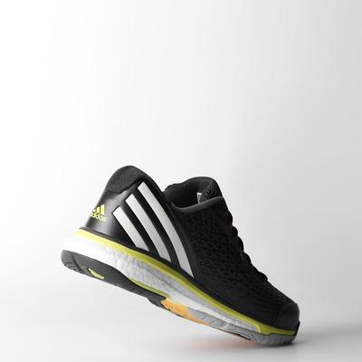 Adidas Mens Energy Boost Volley Indoor Shoes - Dark Grey/Solar Yellow - main image