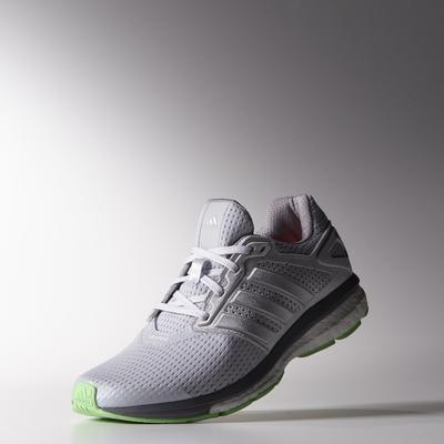 Adidas Womens Supernova Glide 7 Running Shoes - Grey/Green - main image