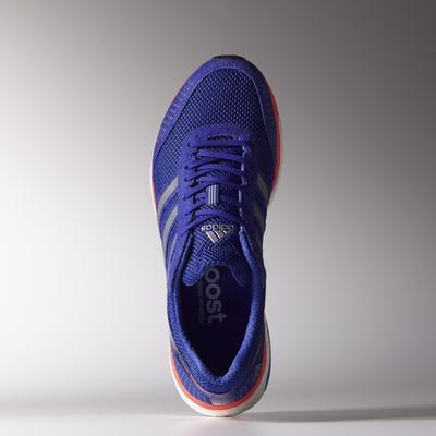 Adidas Mens Adizero Adios Boost 2.0 Running Shoes - Night Flash/Orange - main image