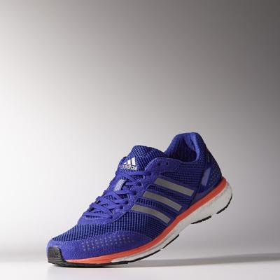 Adidas Mens Adizero Adios Boost 2.0 Running Shoes - Night Flash/Orange - main image