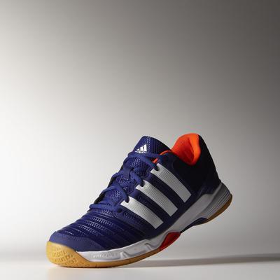 Adidas Mens Court Stabil 11 Indoor Shoes - Amazon Purple/White - main image