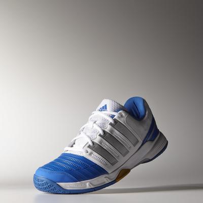 Adidas Mens Court Stabil 11 Indoor Shoes - Blue/White - main image