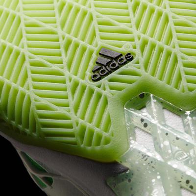 Adidas Womens CC Adizero Tempaia 3 Tennis Shoes - White/Green/Red - main image