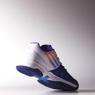 Adidas Womens CC Adizero Tempaia 3 Tennis Shoes - White/Purple - main image