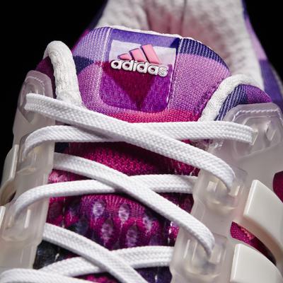 Adidas Womens Energy Boost ESM Running Shoes - White/Purple/Pink - main image