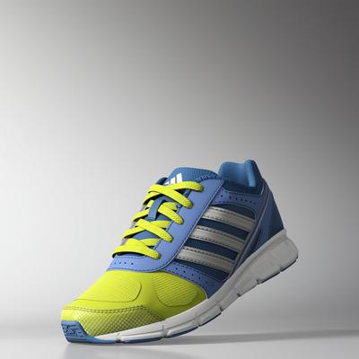 Adidas Kids Hyperfast Running Shoes - Blue/Yellow - main image