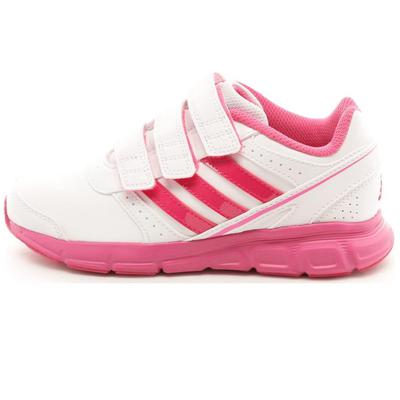 Adidas Kids Hyperfast Shoes - White/Pink