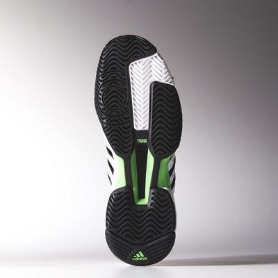 Adidas Mens Barricade V Classic Tennis Shoes - White/Black - main image