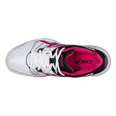 Asics Womens GEL-Rocket 7 Indoor Court Shoes - White/Magenta - main image