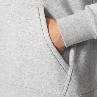 Adidas Mens Essentials Logo Hoodie - Medium Grey Heather - main image