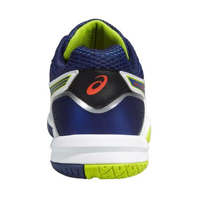 Asics Mens GEL-Task Indoor Court Shoes - White/Blue/Lime - main image