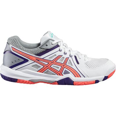 Asics Womens GEL-Task Indoor Court Shoes - White/Coral - main image