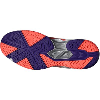 Asics Womens GEL-Task Indoor Court Shoes - White/Coral - main image