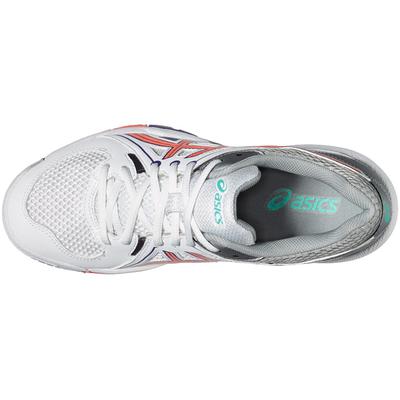 Asics Womens GEL-Task Indoor Court Shoes - White/Coral - main image