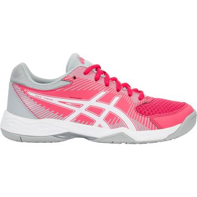 Asics Womens GEL-Task Indoor Court Shoes - Rouge Red/Grey - main image