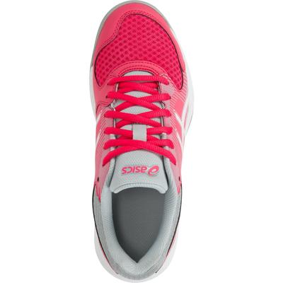 Asics Womens GEL-Task Indoor Court Shoes - Rouge Red/Grey - main image