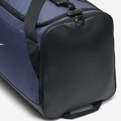 Nike Brasilia Medium Training Duffel Bag - Midnight Navy/Black/White