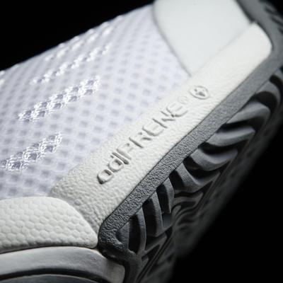 Adidas Kids Barricade Tennis Shoes - White/Grey