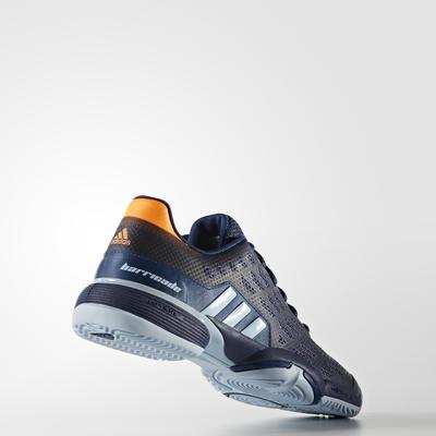 Adidas Kids Barricade Tennis Shoes - Blue/Orange
