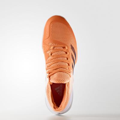 Adidas Mens Adizero Ubersonic 2.0 Tennis Shoes - Glow Orange - main image