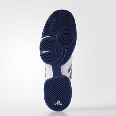 Adidas Mens Novak Pro Barricade Tennis Shoes White Blue