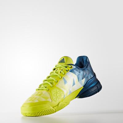 Adidas Mens Barricade 2016 Tennis Shoes - Lime/Blue - main image