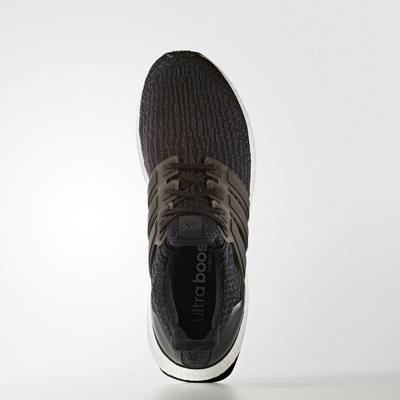 Adidas Mens Ultra Boost Running Shoes - Black/Grey - main image