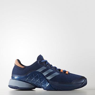 Adidas Mens Barricade 2017 Tennis Shoes - Mystery Blue - main image