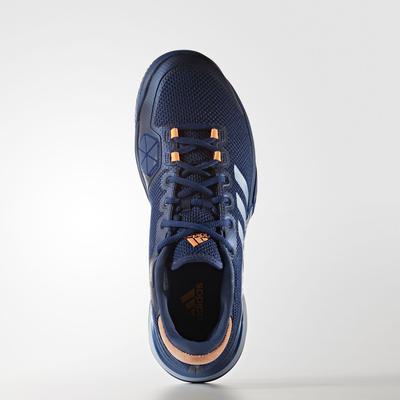 Adidas Mens Barricade 2017 Tennis Shoes - Mystery Blue - main image