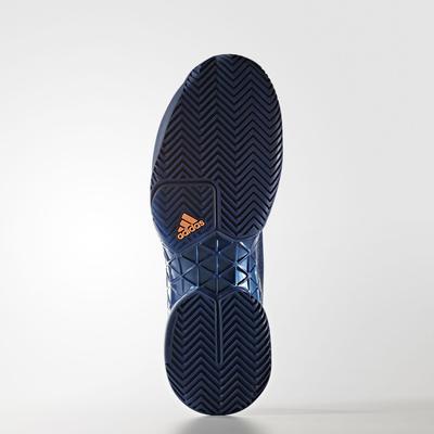 Adidas Mens Barricade 2017 Tennis Shoes - Mystery Blue - main image