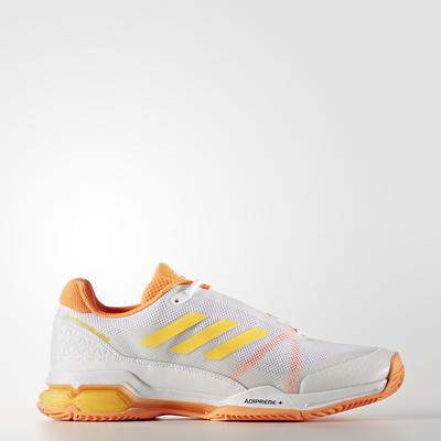 Adidas Mens Barricade Club (2017) Tennis Shoes - White/Solar Gold - main image