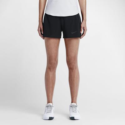 Nike Womens Baseline Tennis Shorts - Black - main image