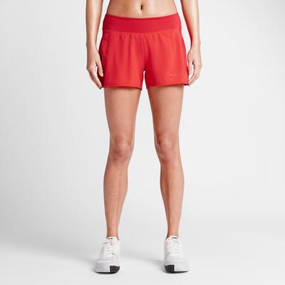 Nike Womens Baseline Tennis Shorts - Light Crimson Red - main image