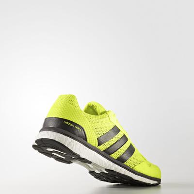 Adidas Mens Adizero Adios 3.0 Running Shoes - Solar Yellow - main image