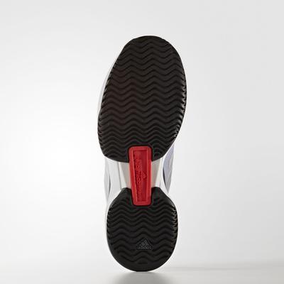 Adidas Womens SMC Barricade Boost 2017 Tennis Shoes - White/Black