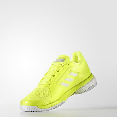 Adidas Womens SMC Barricade Boost 2017 Tennis Shoes - Yellow - main image