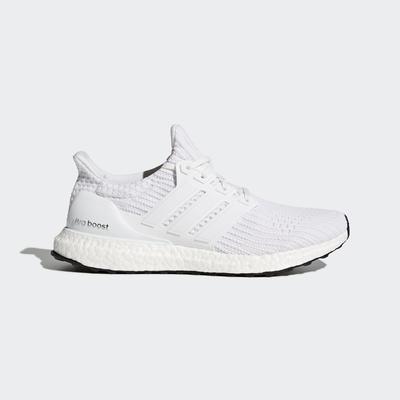 Adidas Mens Ultra Boost Running Shoes - White/Black - main image