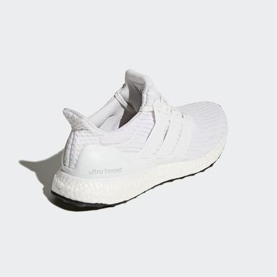 Adidas Mens Ultra Boost Running Shoes - White/Black - main image