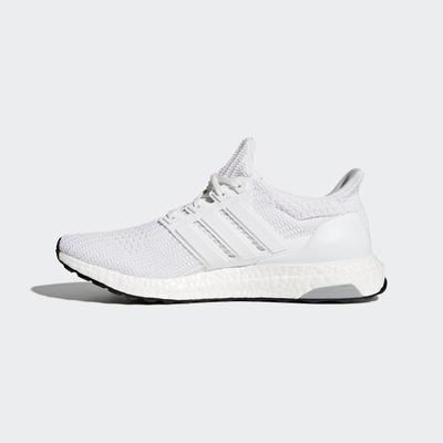 Adidas Mens Ultra Boost Running Shoes - White/Black - main image