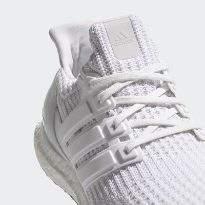 Adidas Mens Ultra Boost Running Shoes - White/Black - main image