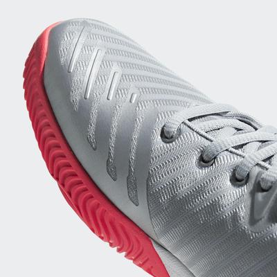 Adidas Kids Barricade 2018 Tennis Shoes - Silver/Pink - main image