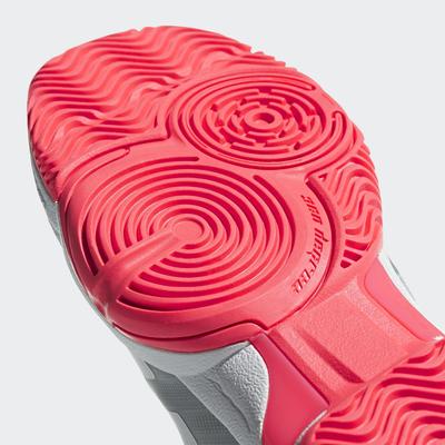 Adidas Kids Barricade 2018 Tennis Shoes - Silver/Pink - main image