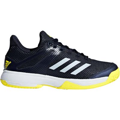 Adidas Kids Adizero Club Tennis Shoes - Legend Ink/White/Yellow - main image