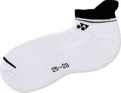 Yonex Low Cut Badminton Socks White/Black - main image