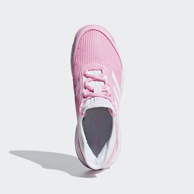 Adidas Kids Adizero Club Tennis Shoes - Pink/White - main image
