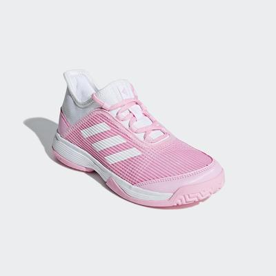 Adidas Kids Adizero Club Tennis Shoes - Pink/White - main image